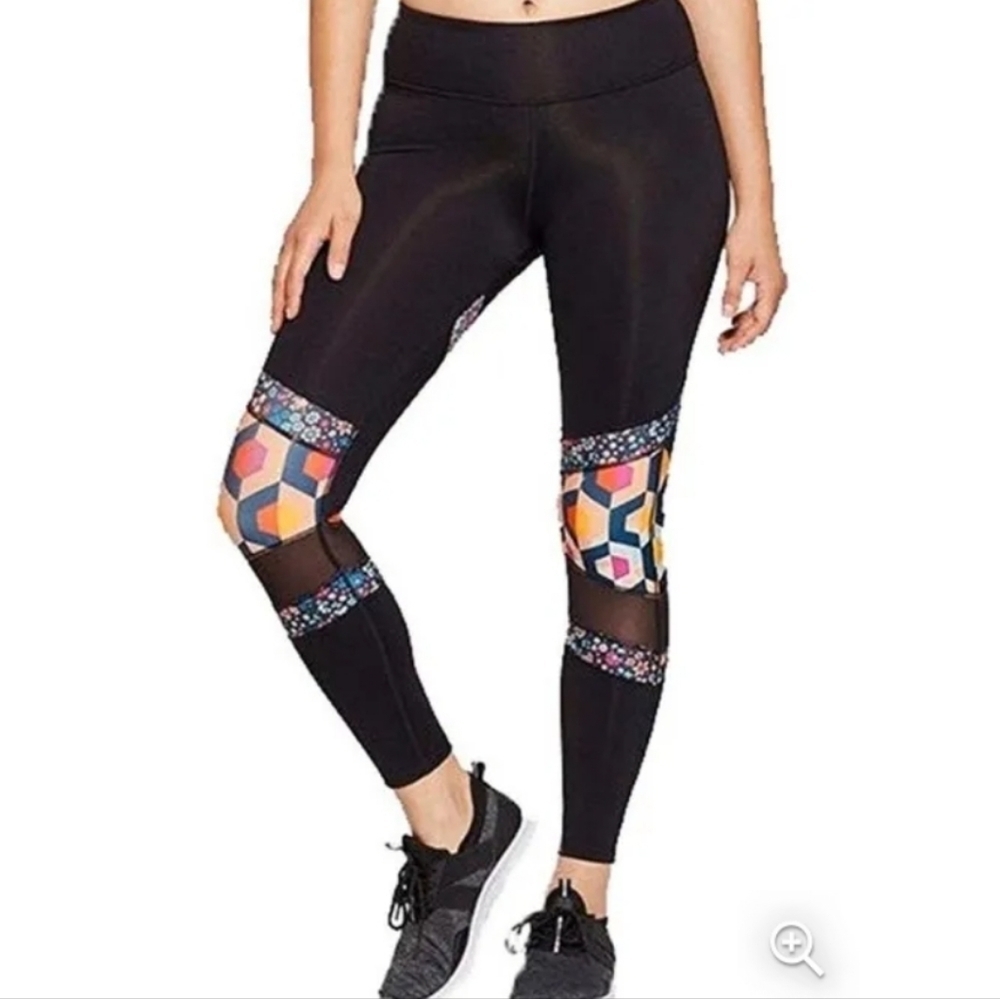 JoyLab 26" colorful fun leggings size small